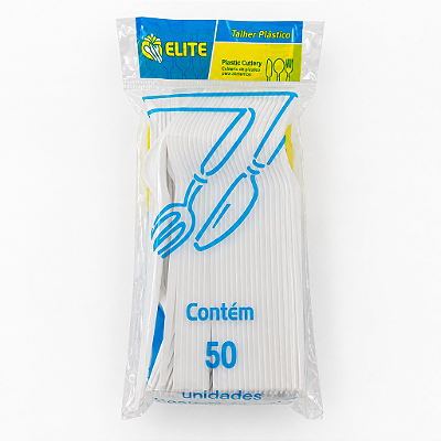 GARFO SOBREMESA BRANCO C/50UN - ELITE