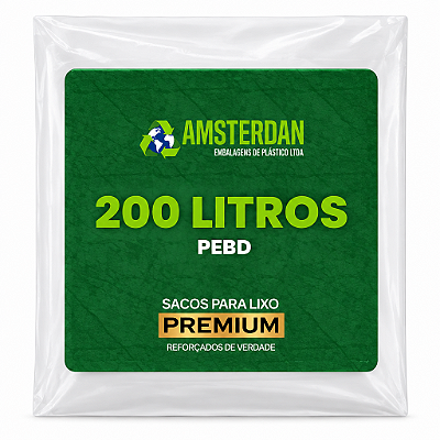 SACO LIXO REFOR LEITOSO 200 LITROS 5KG-AMSTERDAN