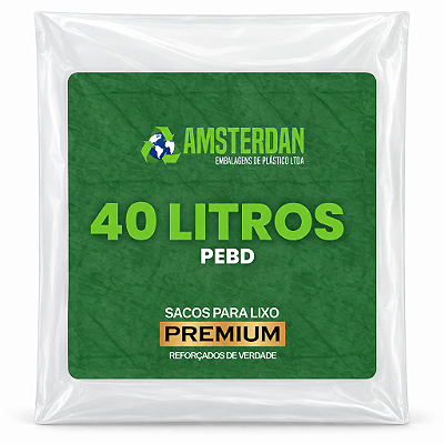 SACO LIXO REFOR LEITOSO 40 LITROS 5KG-AMSTERDAN