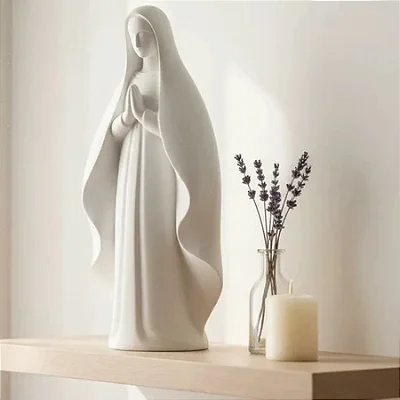 Estátua Mãe Maria Nossa Senhora 20cm