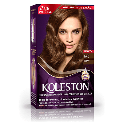 Kit Tintura Koleston Castanho Claro 50