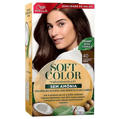 Kit Tintura Soft Color Castanho Médio 40