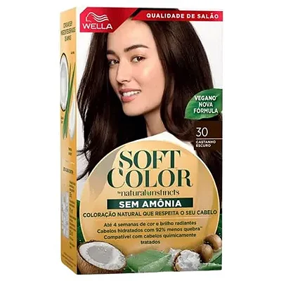 Kit Tintura Soft Color Castanho Escuro 30