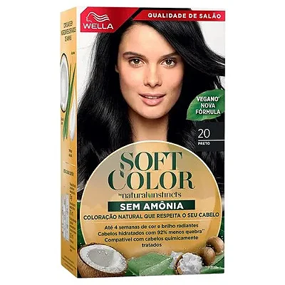 Kit Tintura Soft Color Preto 20