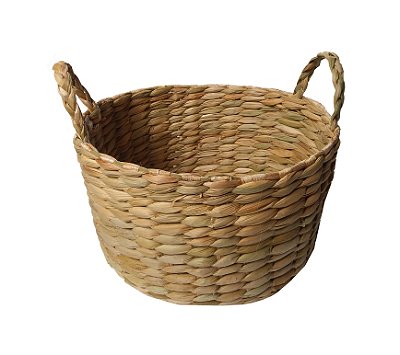Cesta Fruteira Taboa Natural Redondo 30x30x18