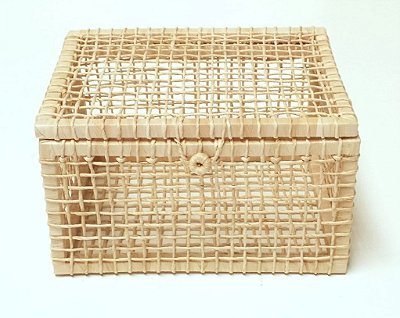 Caixa Palha Milho Natural 40x32x24