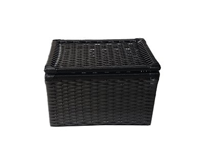 Caixa Vime Fibra Junco Sintético 30x30x25