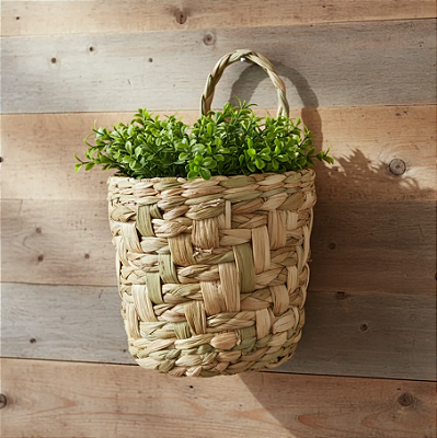 Floreira de Parede Taboa Natural 15x13