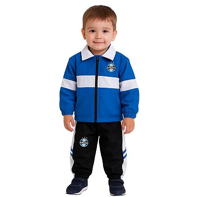 Agasalho Grêmio Infantil Conjunto Jaqueta e Calça Oficial