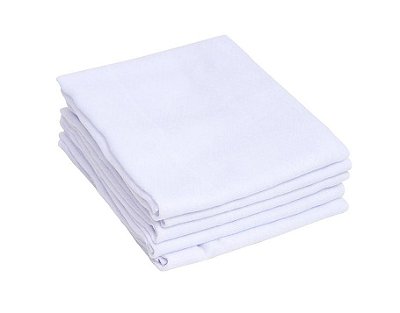Kit Fralda Pane Bebê Super Luxo Mami Com 5 Pçs Branca Papi