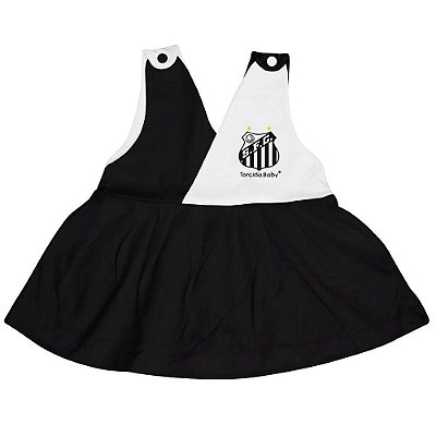 Vestido Bebê Santos Decote V - Torcida Baby