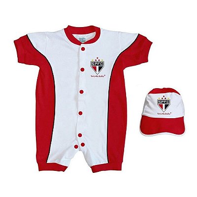 Kit Bebê São Paulo 2 Peças Curto - Torcida Baby