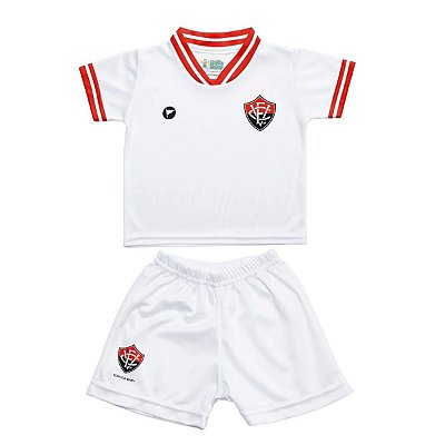Conjunto Bebê Vitória Uniforme Branco - Torcida Baby