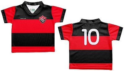 Camiseta Bebê Vitória Listrada - Torcida Baby