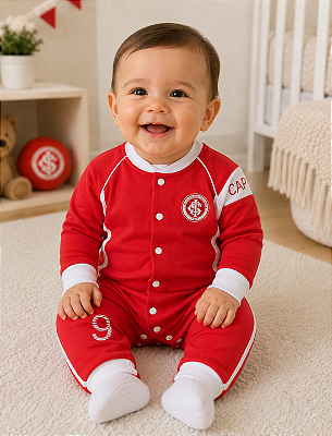 Macacão Bebê Internacional Longo Capitão Oficial