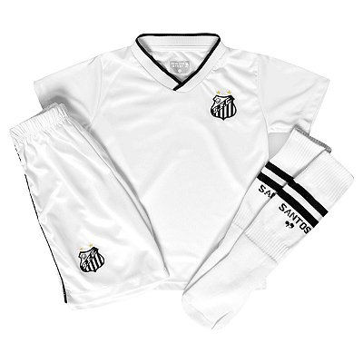 Conjunto Infantil Santos Uniforme Dry Oficial