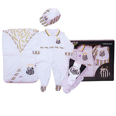 Kit Maternidade Santos com Saco de Dormir Masculino Oficial