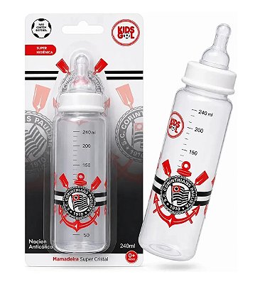 Mamadeira Acinturada Super Kids Gol Corinthians 240 Ml
