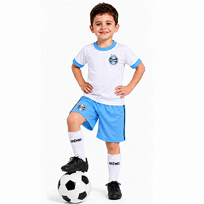 Uniforme Grêmio Bebê Infantil Juvenil Conjunto Oficial