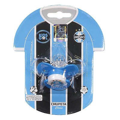 Chupeta Grêmio Borboleta Bico Orto Tam 2 Kids Gol Oficial