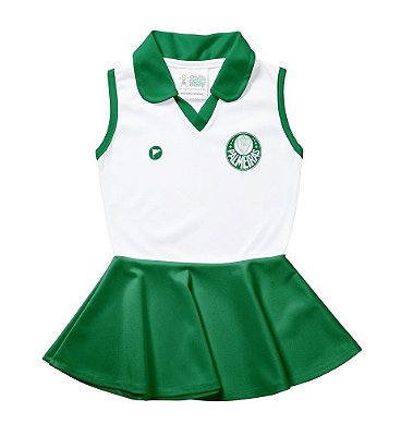 Vestido Infantil Palmeiras Regata Torcida Baby