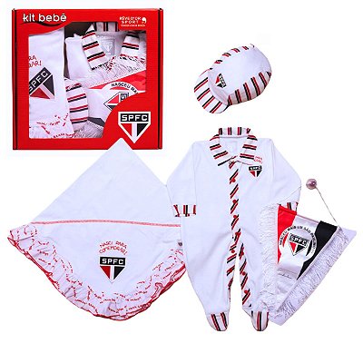 Kit Bebê São Paulo 4 Pçs Saída de Maternidade Oficial