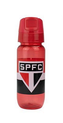 Garrafa De Plástico Vermelha São Paulo 450ml Oficial