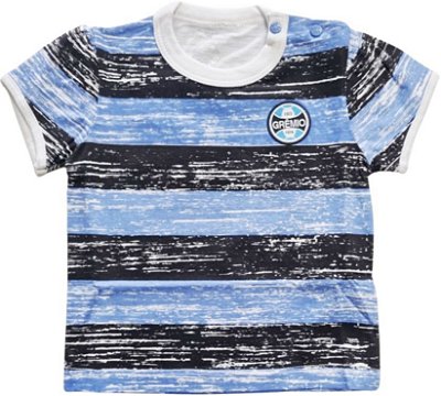 Camisa Bebê Grêmio Baby Look Listras Oficial