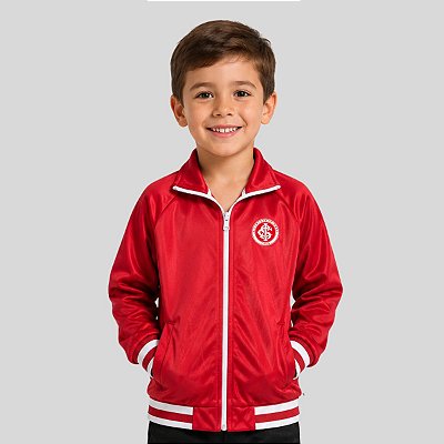 Jaqueta Infantil Blusa Internacional Flanelada Oficial