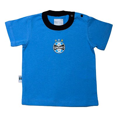 Camiseta Bebê Grêmio Azul Oficial