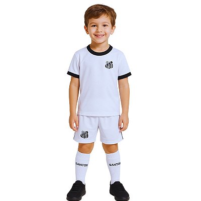 Conjunto Infantil Santos Uniforme Artilheiro Oficial