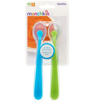 Colheres de Silicone Azul/Verde 2 Pçs Munchkin