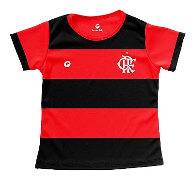 Camisa Bebê Flamengo Baby Look Listrada Oficial