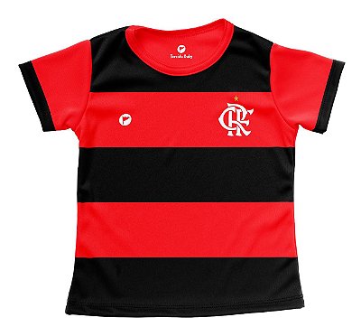 Camisa Infantil Flamengo Baby Look Listrada Oficial