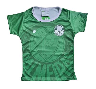 Camisa Infantil Palmeiras Baby Look Verde Oficial