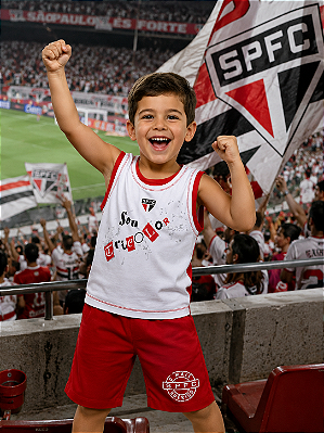 Conjunto Infantil São Paulo Sou Tricolor Oficial