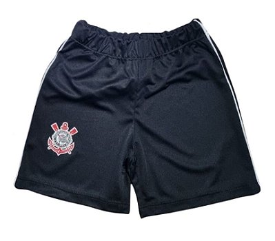 Shorts Infantil Corinthians Oficial (1 a 14 Anos)