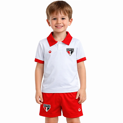 Conjunto Infantil São Paulo Polo Oficial - Torcida Baby