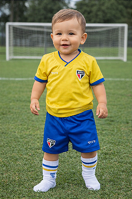 Uniforme Infantil Dry São Paulo Brasil Oficial