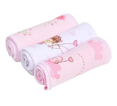 Faixa Umbilical Rosa Kit Com 3 Pçs Papi