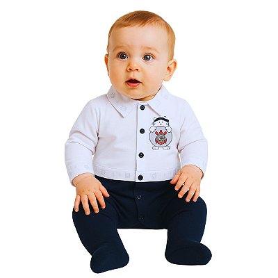 Macacão Bebê Corinthians Longo Gatinho Oficial