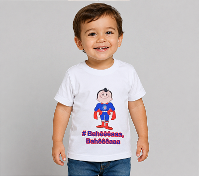 Camisa Infantil Bahia Com Estampa do Mascote Oficial