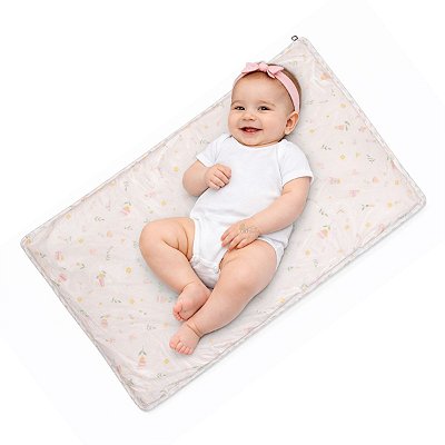 Trocador E Colchonete Bebê Compose Tulipa 70 X 38Cm Papi