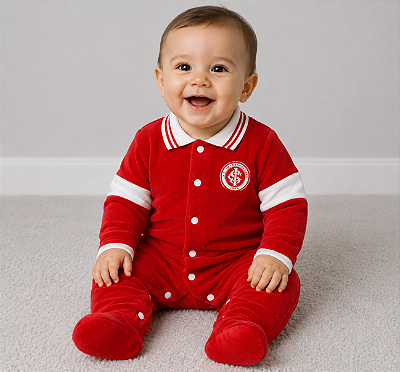 Macacão Bebê Internacional Plush Polo Oficial