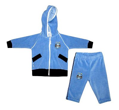 Conjunto Agasalho Bebê Grêmio Plush Oficial