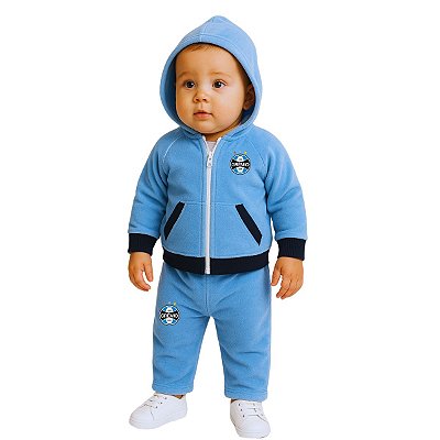 Conjunto Agasalho Bebê Grêmio Plush Oficial