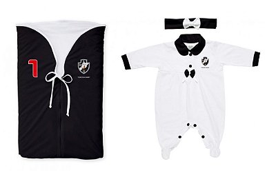 Kit Saída Maternidade Vasco Meninas - Torcida Baby