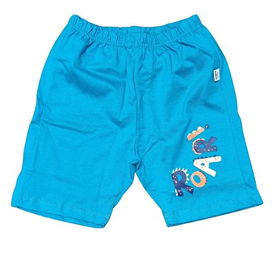 Shorts Bebê Azul Roar