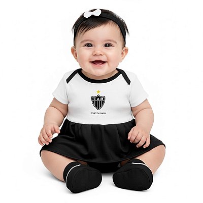 Kit Bebê Atlético MG 3 Peças Menina - Torcida Baby