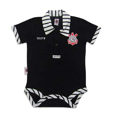 Body Corinthians Polo Gola Listrada Oficial